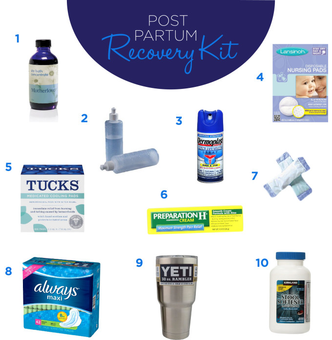 Postpartum Recovery Kit fleurdille